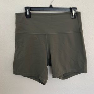 Olive Green 6' Lululemon Align Shorts size 12